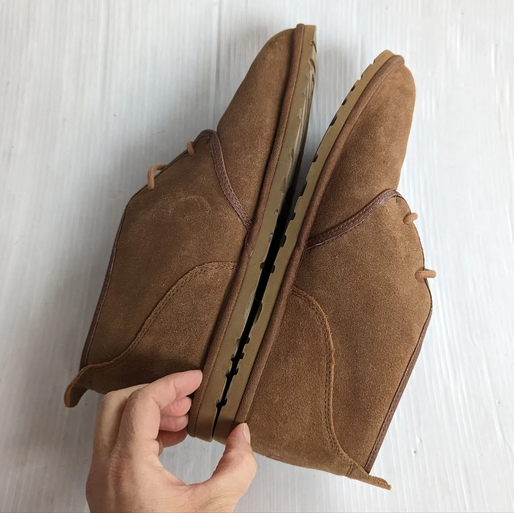 UGG Maksim Men's Cozy Fur lined Lace-up Chukka Ankle Boots Size 13b Hu